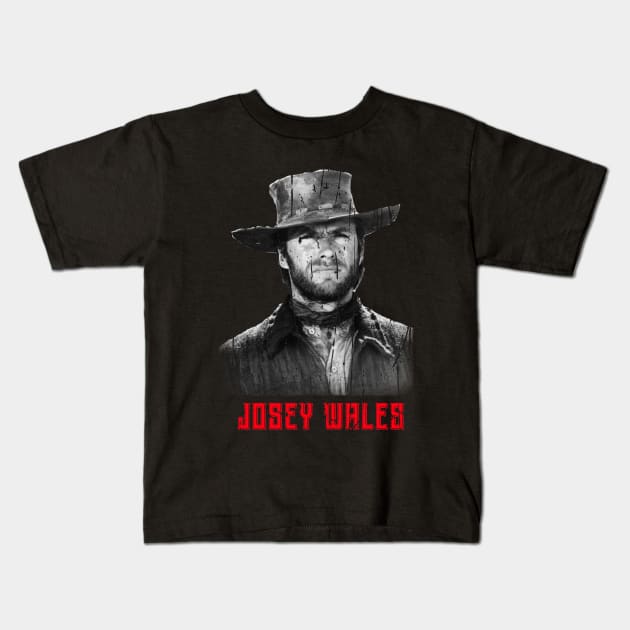 JOSEY WALES Kids T-Shirt by Cult Classics